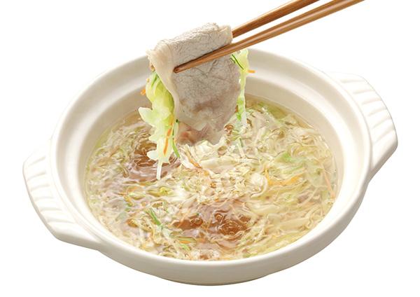 キャベツと極薄白ねぎの豚しゃぶ