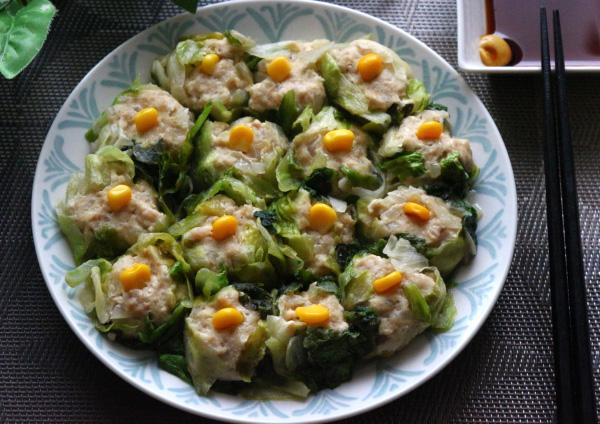 豆腐入りヘルシーレタスシュウマイ