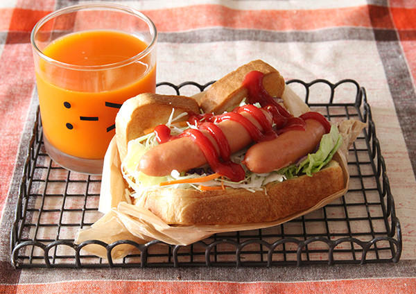 ホットドッグ風サンドイッチ