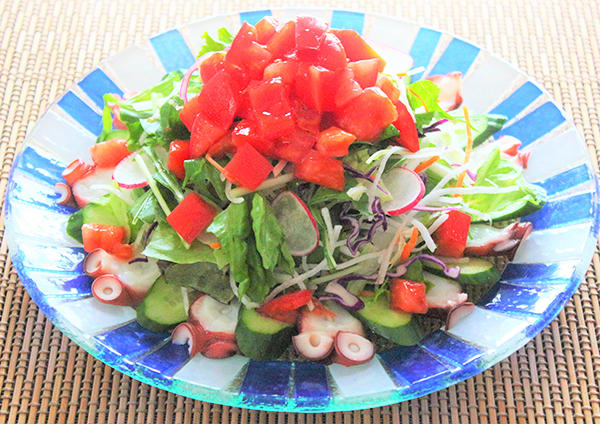 タコとトマトの和風サラダ レシピ サラダクラブ