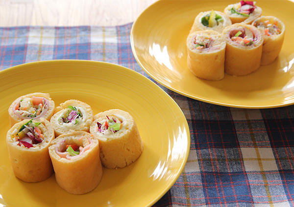 サラダパンケーキロール