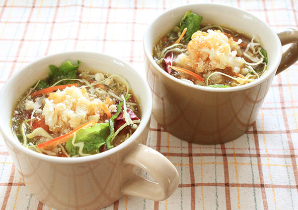 しゃきしゃき野菜のチーズカレースープ