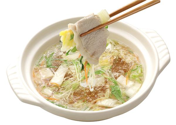 極薄白ねぎと白菜の豚しゃぶ