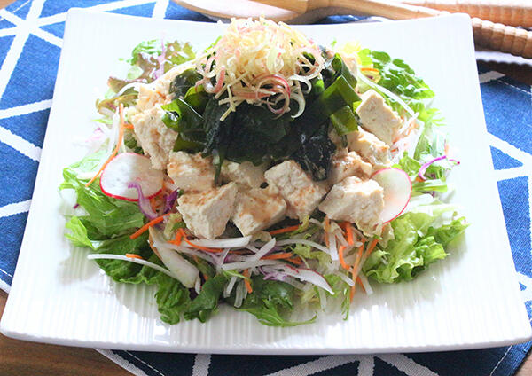 豆腐と香味野菜のサラダ レシピ サラダクラブ