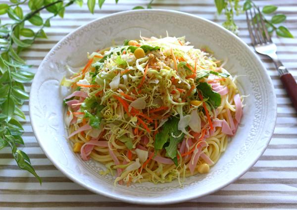 春キャベツのサラダスパゲッティ
