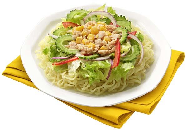 ゴーヤのさっぱり夏サラダ麺