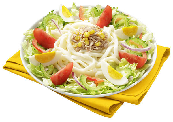 ゴーヤのさっぱり夏サラダうどん