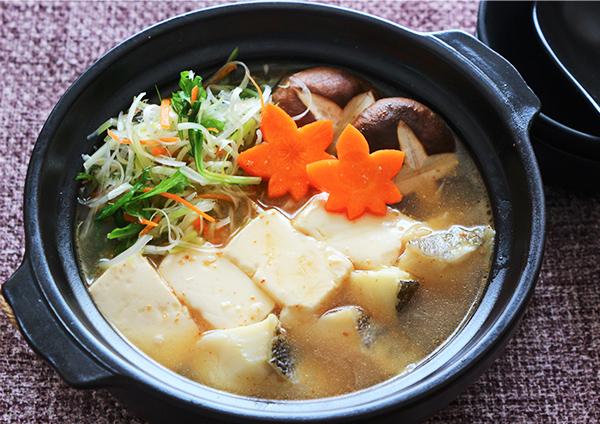 たらと豆腐のあったか鍋
