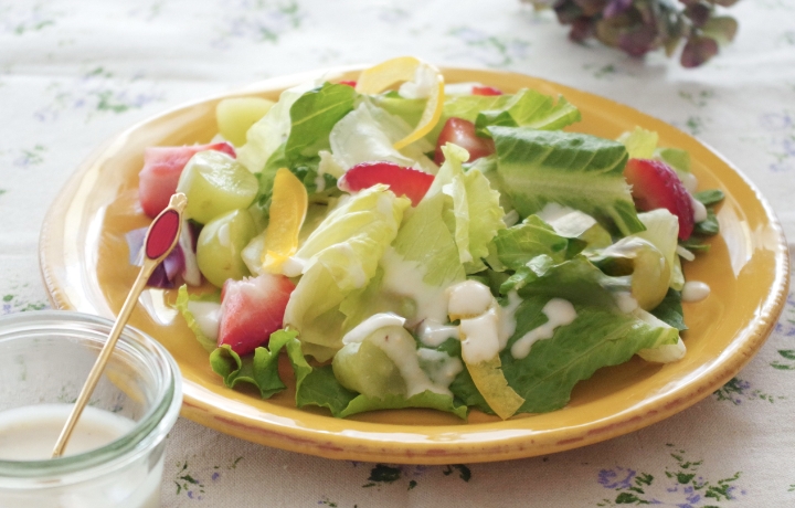 フルーツシーザーサラダ 写真